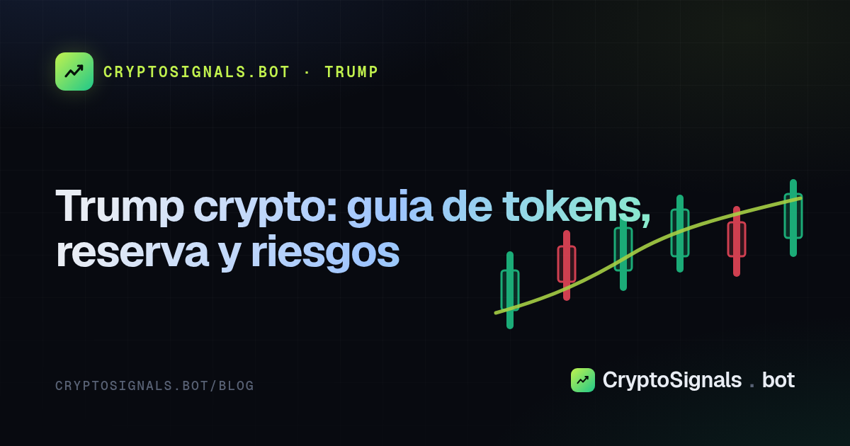Trump crypto: guia de tokens, reserva y riesgos