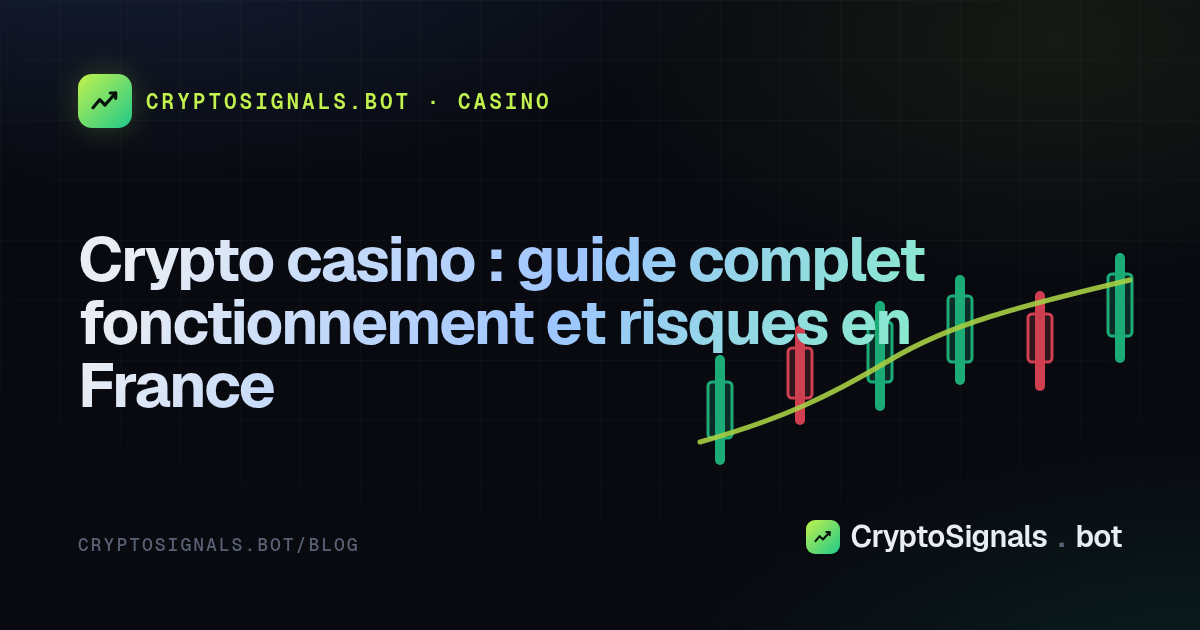 Crypto casino : guide complet fonctionnement et risques en France