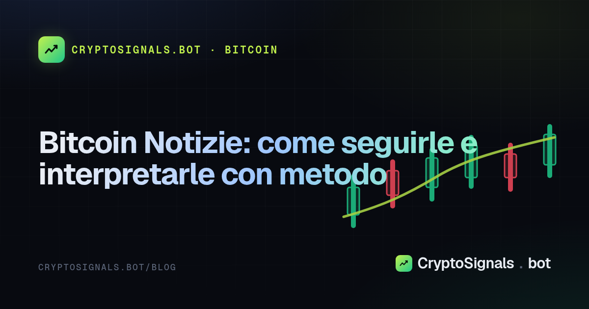 Bitcoin Notizie: come seguirle e interpretarle con metodo
