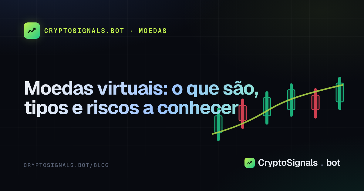 Moedas virtuais: o que são, tipos e riscos a conhecer